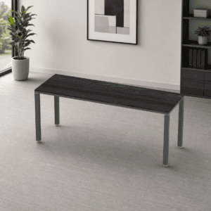 Mesa de oficina moderna y funcional para espacios de trabajo.