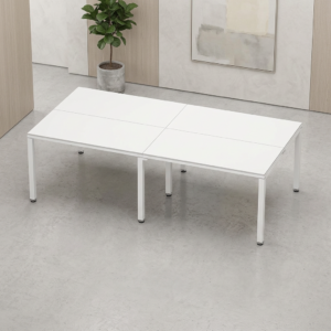 Sala de Juntas 6 personas Billydesk 240x120cm - Blanco-blanco