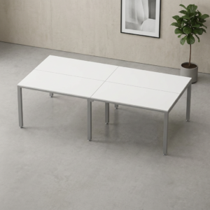 Sala de Juntas 6 personas Billydesk 240x120cm - Blanco-oxford