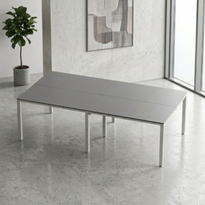 Sala de Juntas 6 personas Billydesk 240x120cm - Oxford-blanco