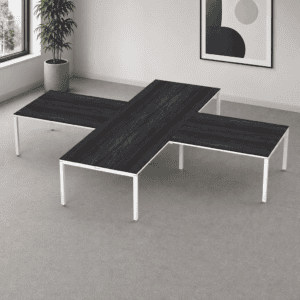 Escritorio en X Billydesk 420x360cm - Anahuac-blanco