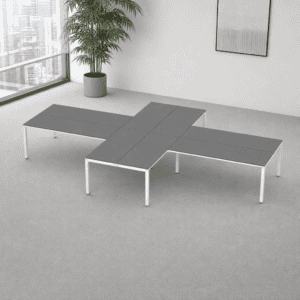 Escritorio en X Billydesk 480x300cm - Oxford-blanco