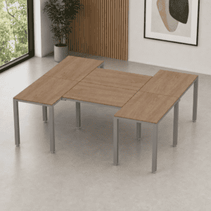 Escritorio en H Billydesk 180x210cm - Monarca-oxford