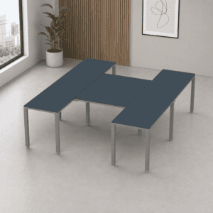 Escritorio en H Billydesk 240x210cm - Zafiro-oxford