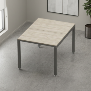 Sala de Juntas 2 personas Billydesk 90x120cm - Encino Polar-oxford