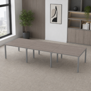 Sala de Juntas 8 personas Billydesk 360x120cm - Ceniza-oxford