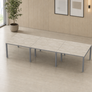 Sala de Juntas 8 personas Billydesk 360x120cm - Encino Polar-oxford