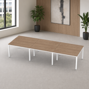Sala de Juntas 8 personas Billydesk 360x120cm - Monarca-blanco