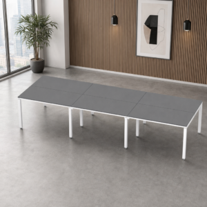 Sala de Juntas 8 personas Billydesk 360x120cm - Oxford-blanco