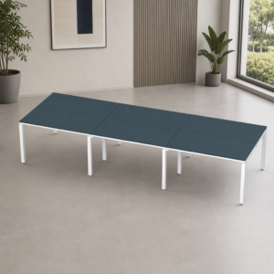 Sala de Juntas 8 personas Billydesk 360x120cm - Zafiro-blanco