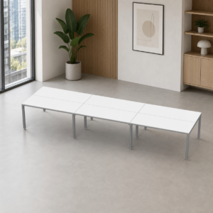 Sala de Juntas 14 personas Billydesk 450x120cm - Blanco-oxford