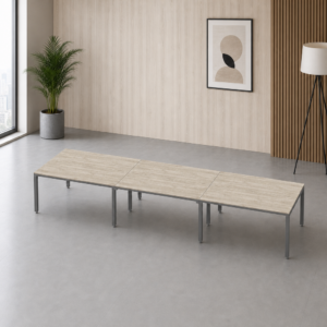 Sala de Juntas 14 personas Billydesk 450x120cm - Encino Polar-oxford