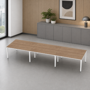 Sala de Juntas 14 personas Billydesk 450x120cm - Monarca-blanco