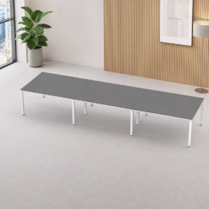 Sala de Juntas 14 personas Billydesk 450x120cm - Oxford-blanco