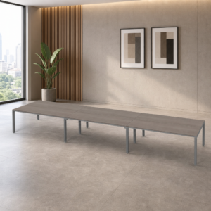 Sala de Juntas 14 personas Billydesk 540x120cm - Ceniza-oxford