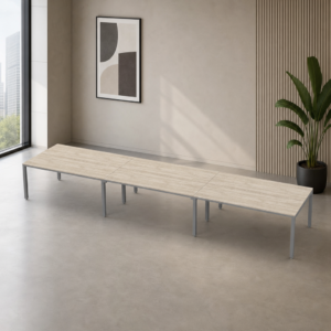 Sala de Juntas 14 personas Billydesk 540x120cm - Encino Polar-oxford