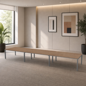 Sala de Juntas 14 personas Billydesk 540x120cm - Monarca-oxford