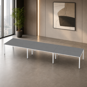 Sala de Juntas 14 personas Billydesk 540x120cm - Oxford-blanco