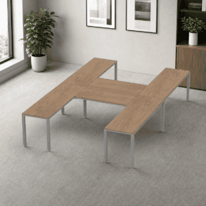 Escritorio en H Billydesk 360x240cm - Monarca-Oxford
