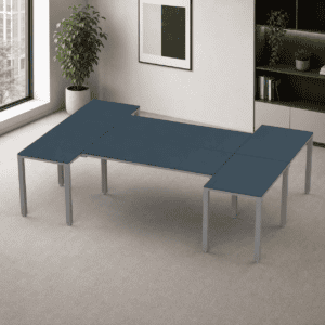 Escritorio en H Billydesk 180x270cm - Zafiro-Oxford