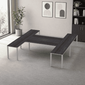 Escritorio en H Billydesk 300x300cm - Anáhuac-Oxford